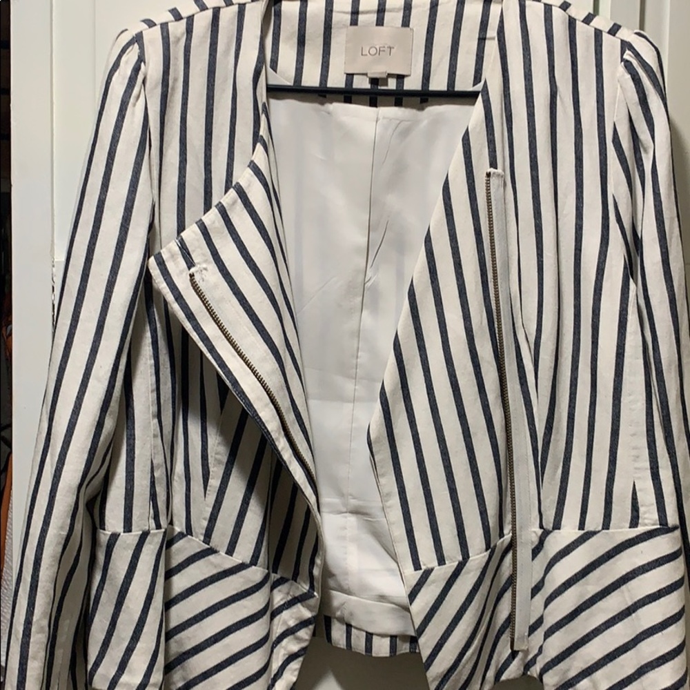 Ann Taylor Stripped Blazer